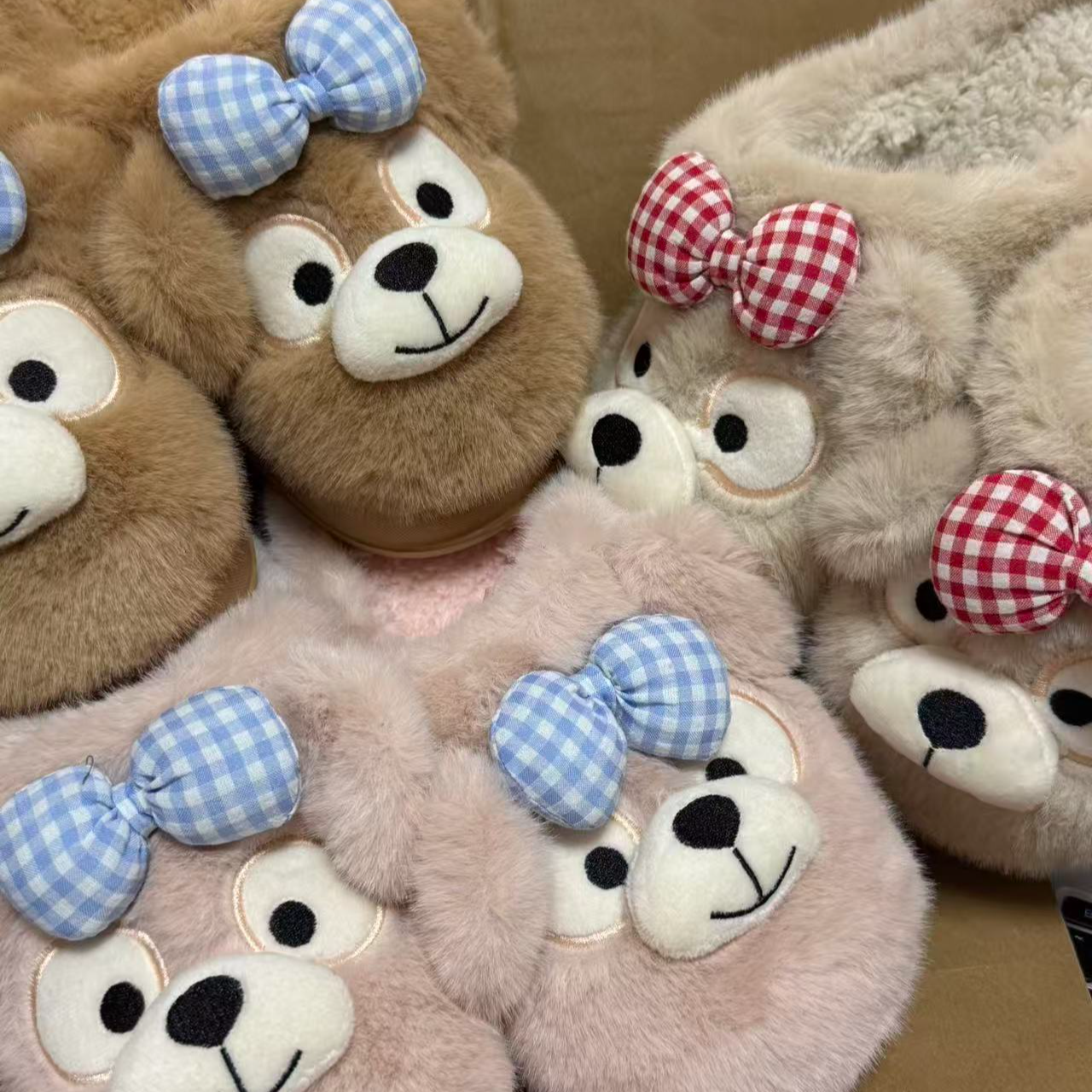 卡通达菲棉拖鞋 家居好物 