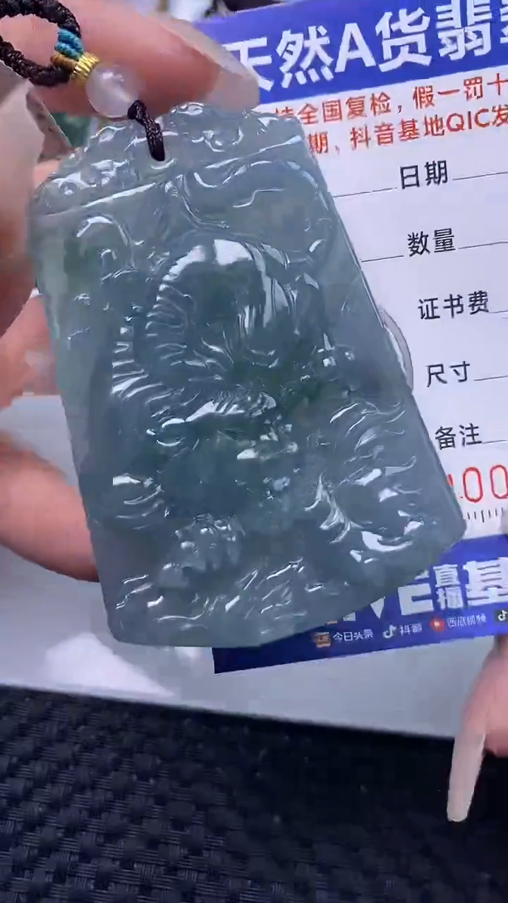 翡翠未镶嵌颈饰    5676