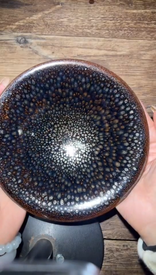 【闪购商品】茶盏何定欣老师作品《鹧鸪斑》