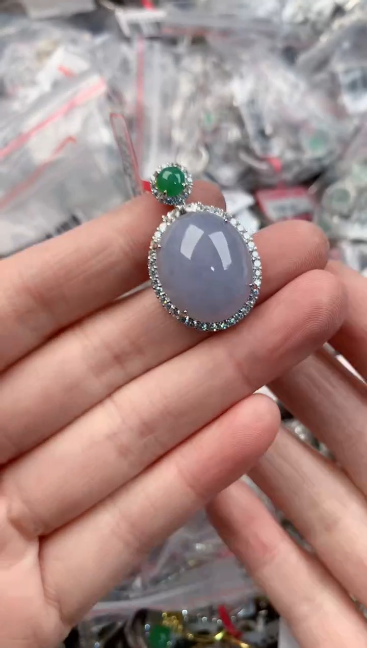 银S925镶嵌戒指翡翠444                  8