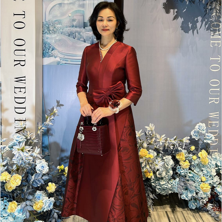 A-00012态态喜妈妈高端定制轻奢礼服