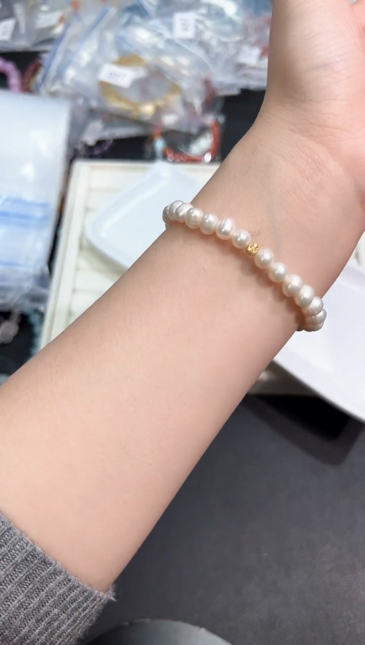 【闪购商品】水晶手串未镶嵌25j多样性发其一/1条默认微瑕