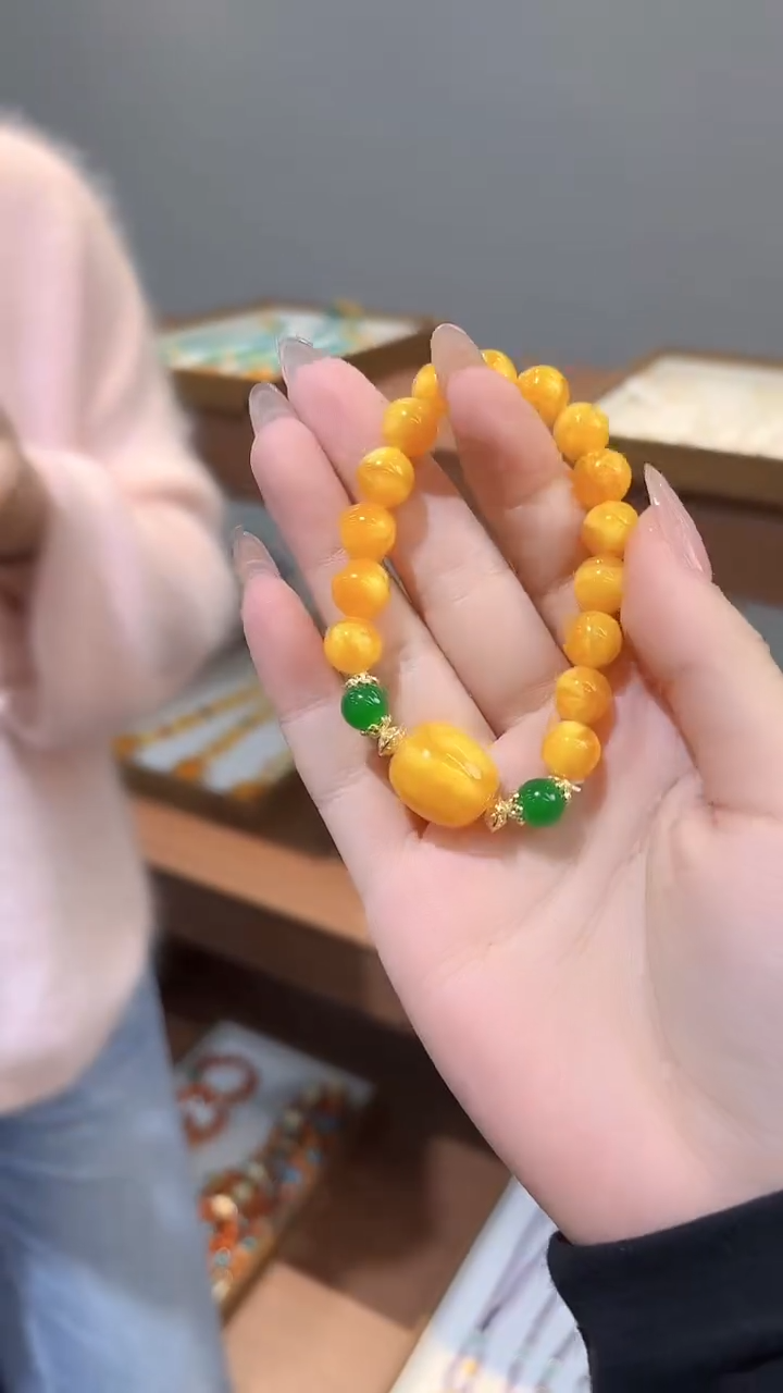 手链蜜蜡未镶嵌DIY款S605