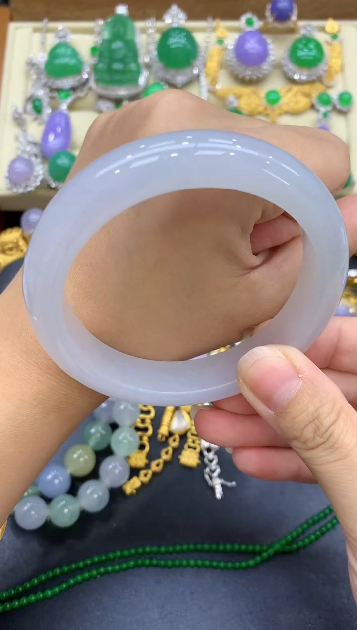 翡翠手镯未镶嵌590-中国好珍宝