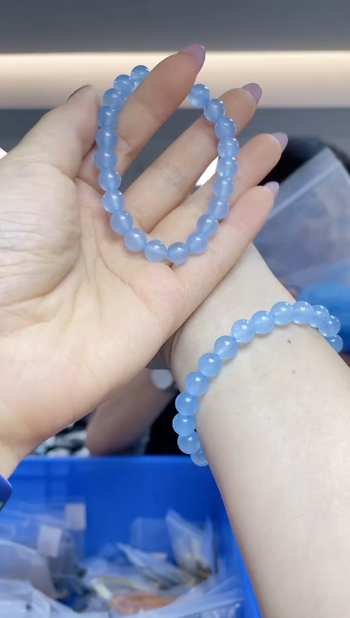 海蓝宝石手串未镶嵌（多样性发一件）
