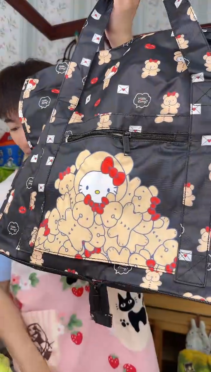Kitty折叠旅行泰迪大容量