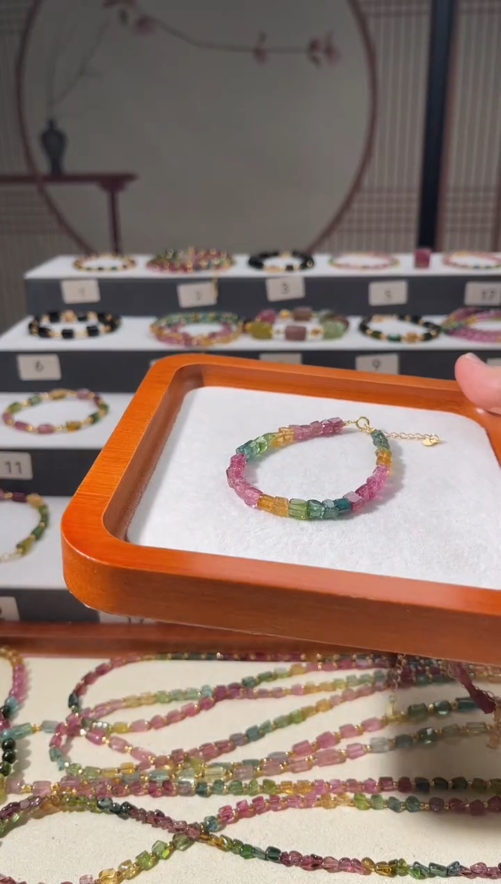 未镶嵌手链碧玺海****铺6455