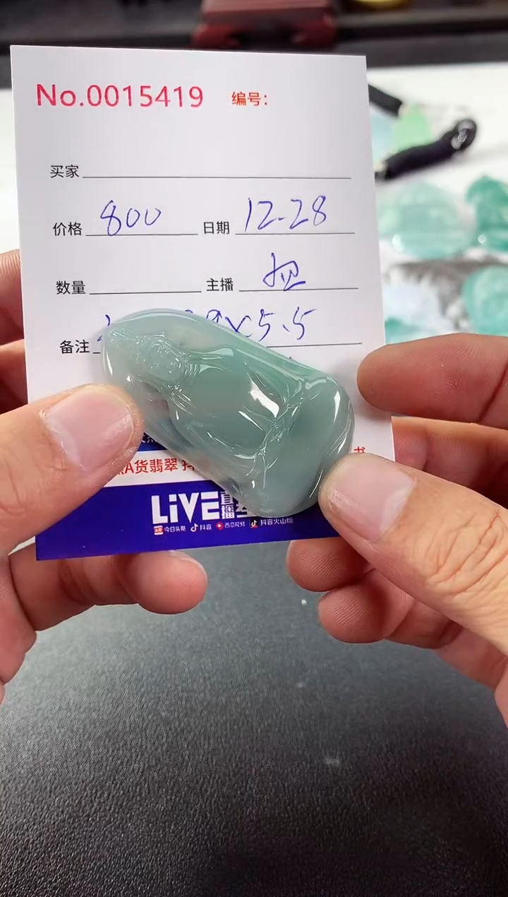 颈饰未镶嵌翡翠素衣