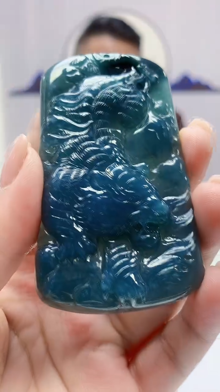 【闪购商品】定制翡翠未镶嵌4969ms-毛货248虎牌