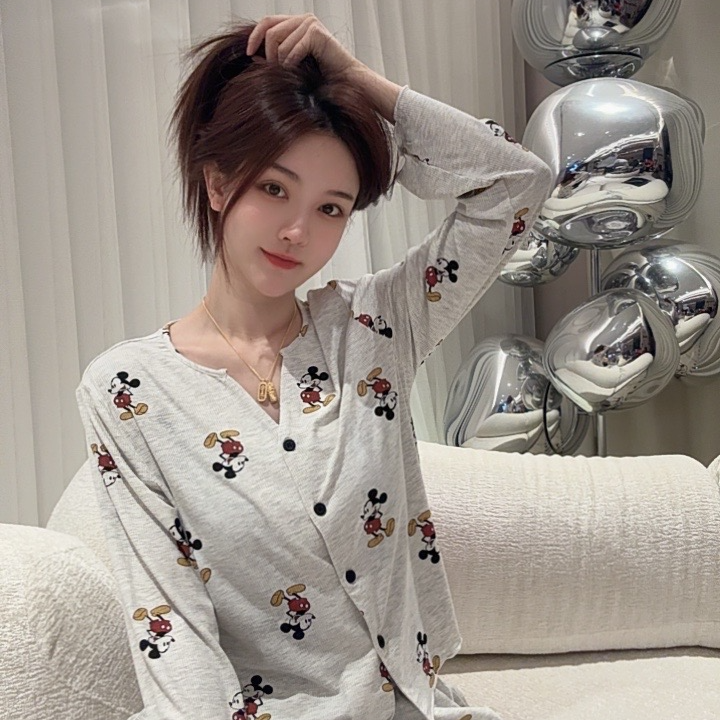 SIEOYJIEA/私迹大榕家viki【迪士尼正品米奇长袖】女款家居服睡衣