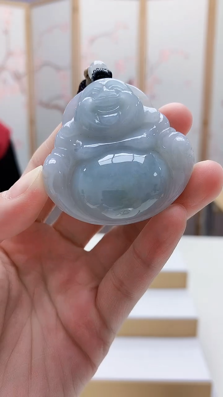 未镶嵌定制翡翠5167lr-毛货挂件90