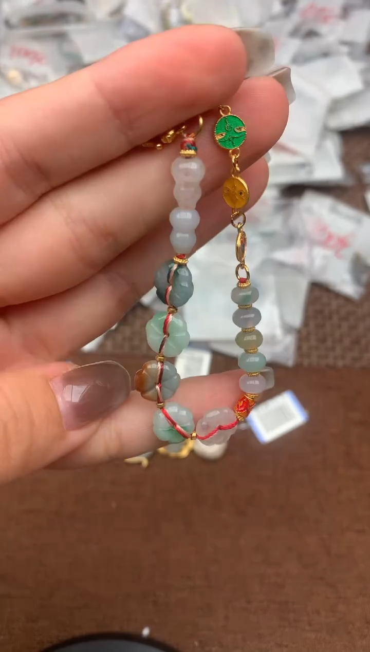 银S925镶嵌挂件翡翠—