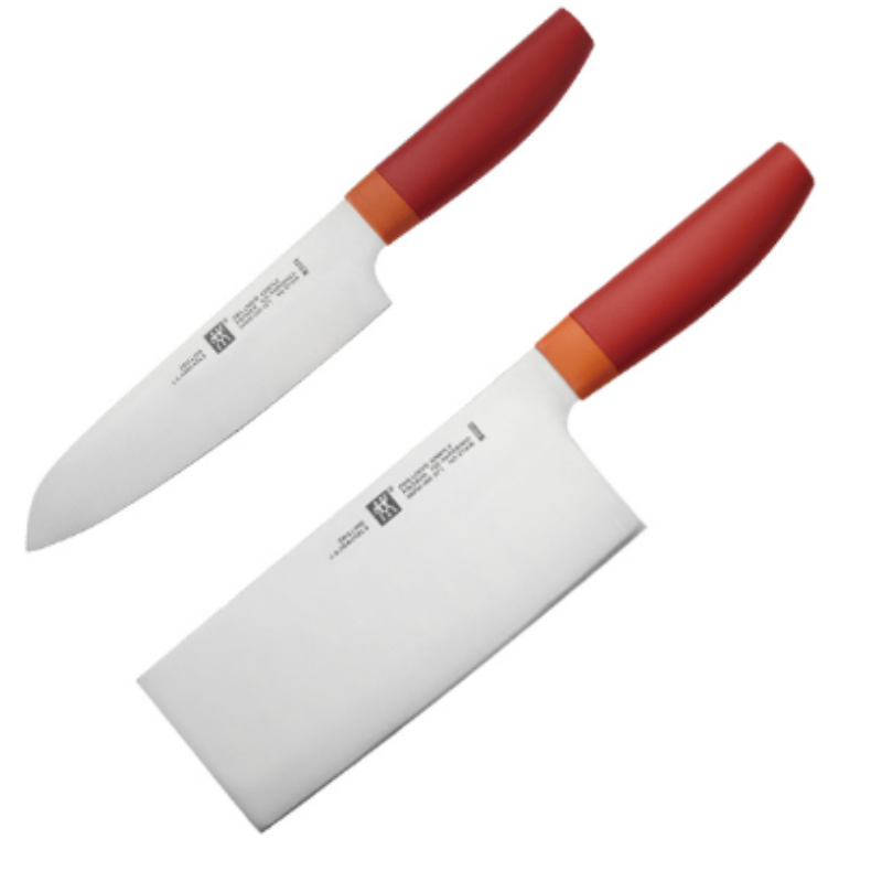 【A等品微瑕】双立人 Now S 刀具中片多用2件套(石榴红) 1016284