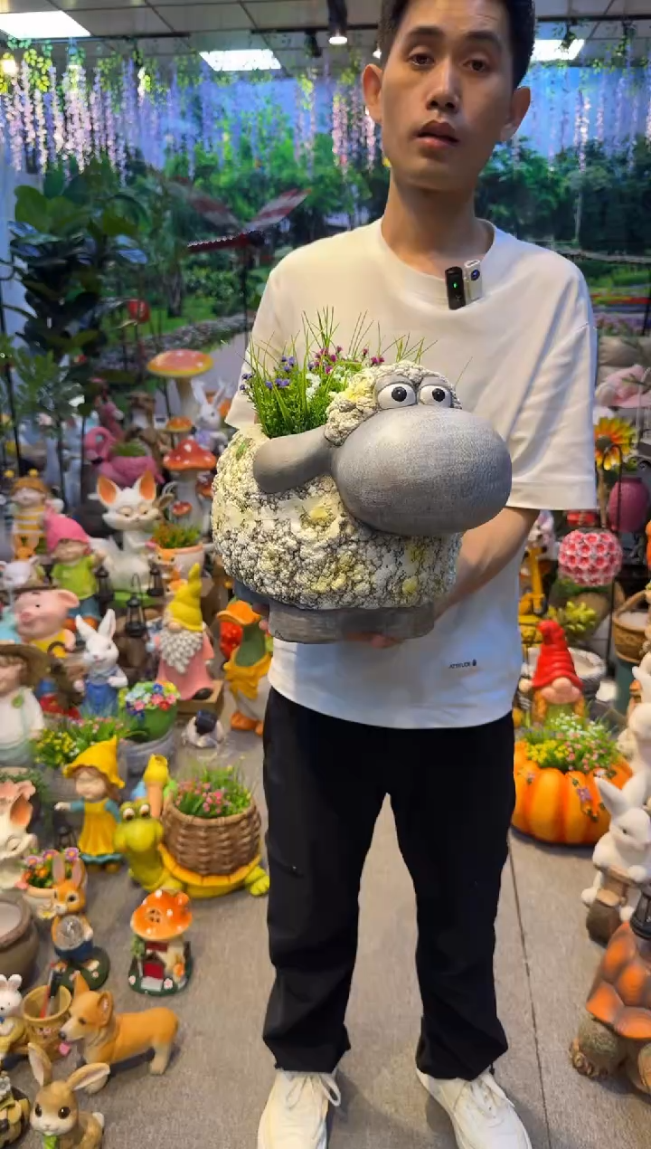 无花朵花园庭院摆件&00&