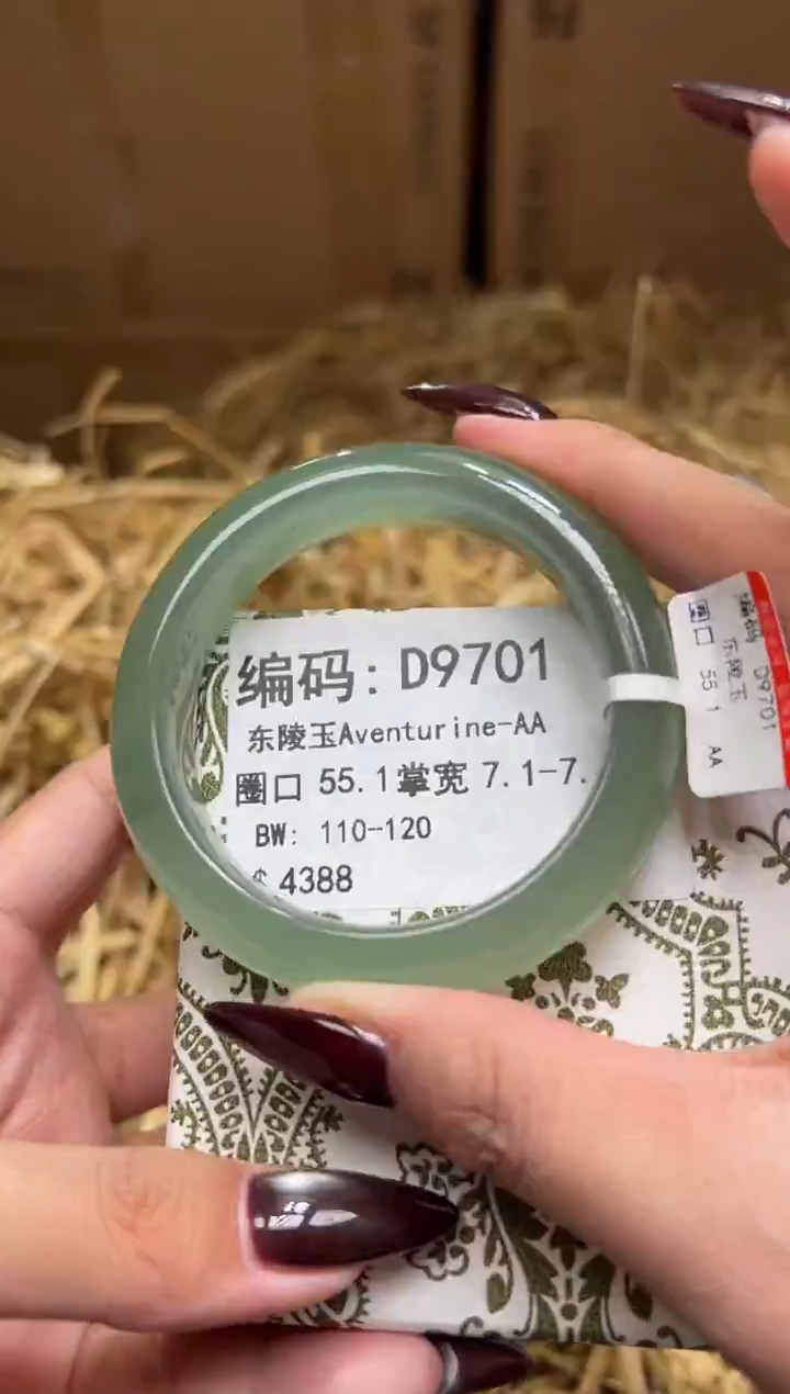 未镶嵌手镯石英质玉D9701