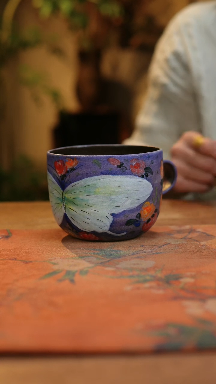 【闪购商品】瓷片1319景德镇手工手绘釉下彩高温瓷