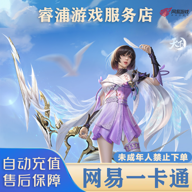 【支持月付】网易一卡通通用点自动充值大话西游2逆水寒梦幻西游