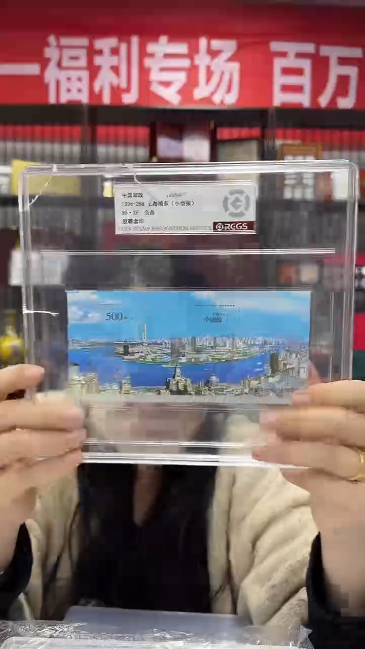 1996 上海浦东 小型张 95XF全品 