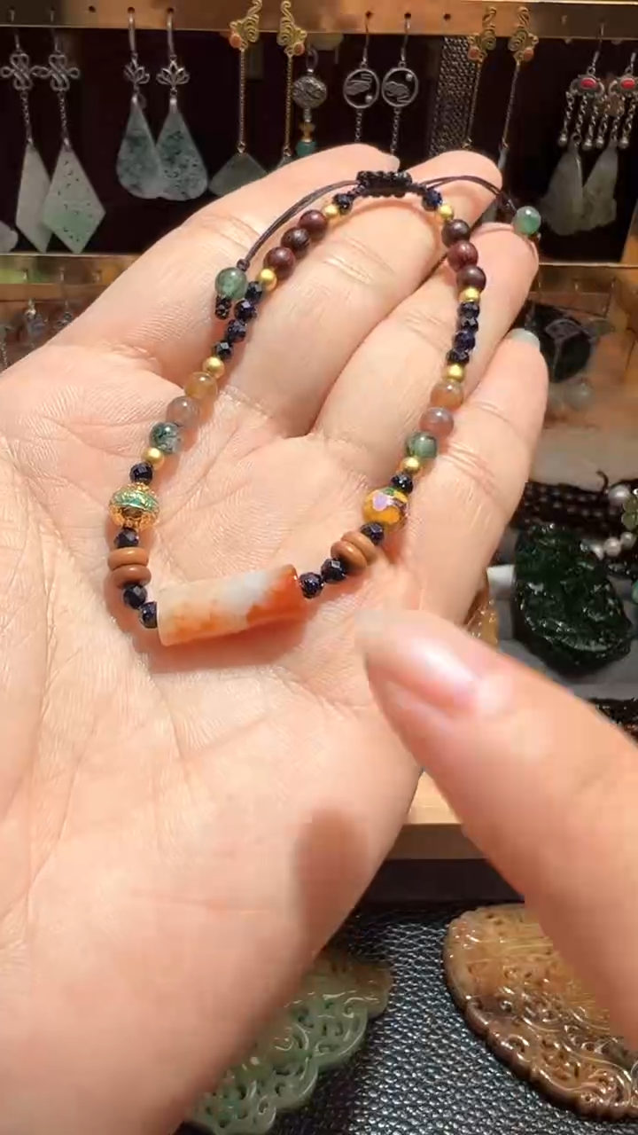 【闪购商品】翡翠挂件银S925镶嵌翡翠