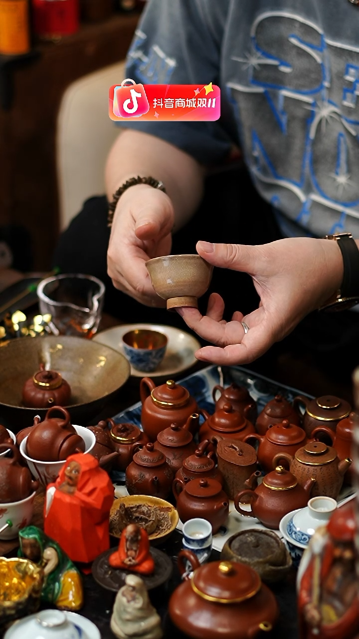 闪购40 萩烧茶杯功夫茶道具