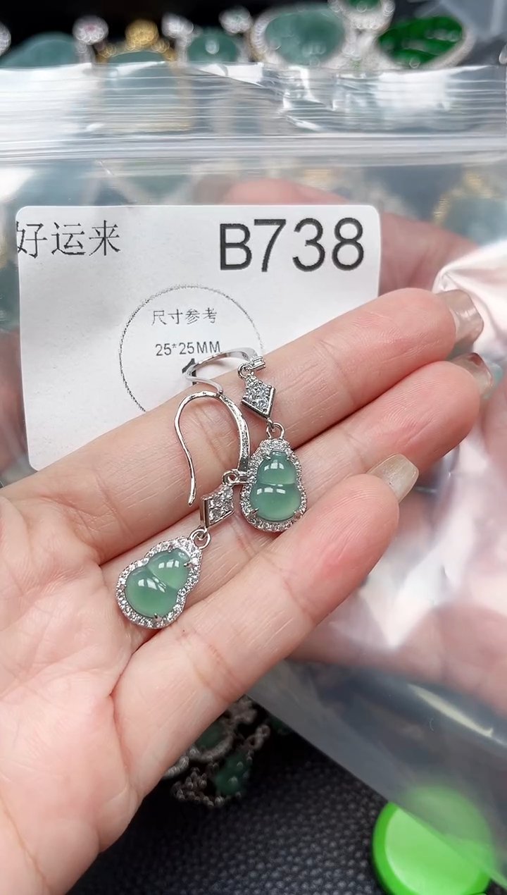 【闪购商品】翡翠颈饰未镶嵌738送皮绳