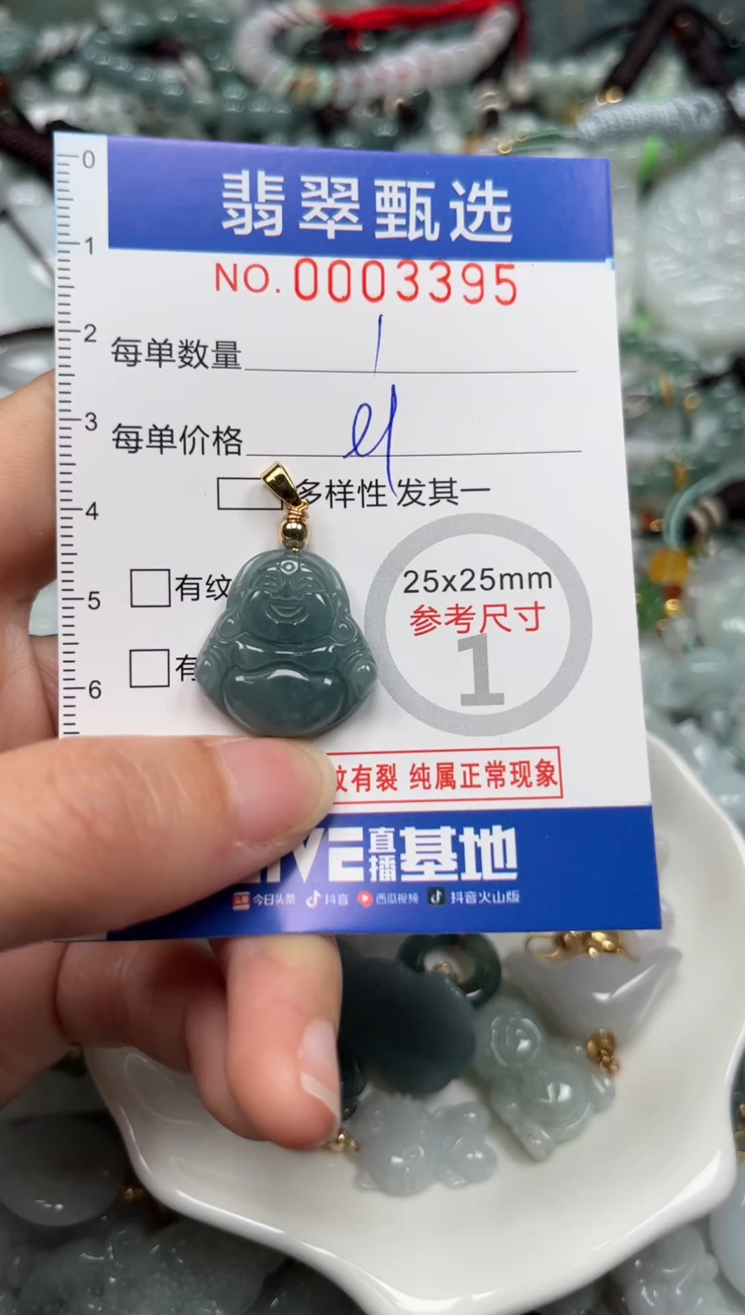 【闪购商品】翡翠颈饰未镶嵌00..3395