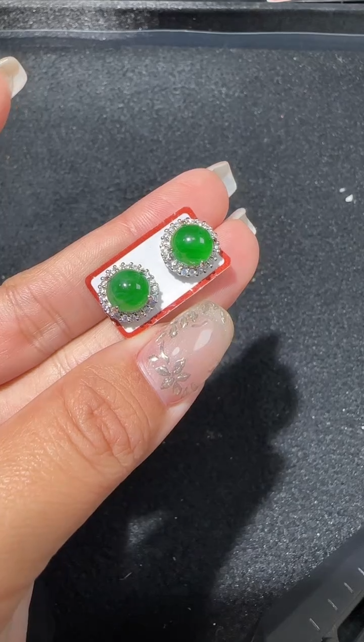 【闪购商品】翡翠耳饰未镶嵌多样性发货拍一发一