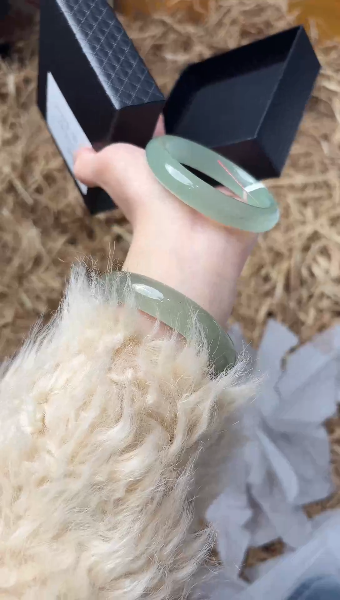 未镶嵌手镯石英质玉1464圈口50