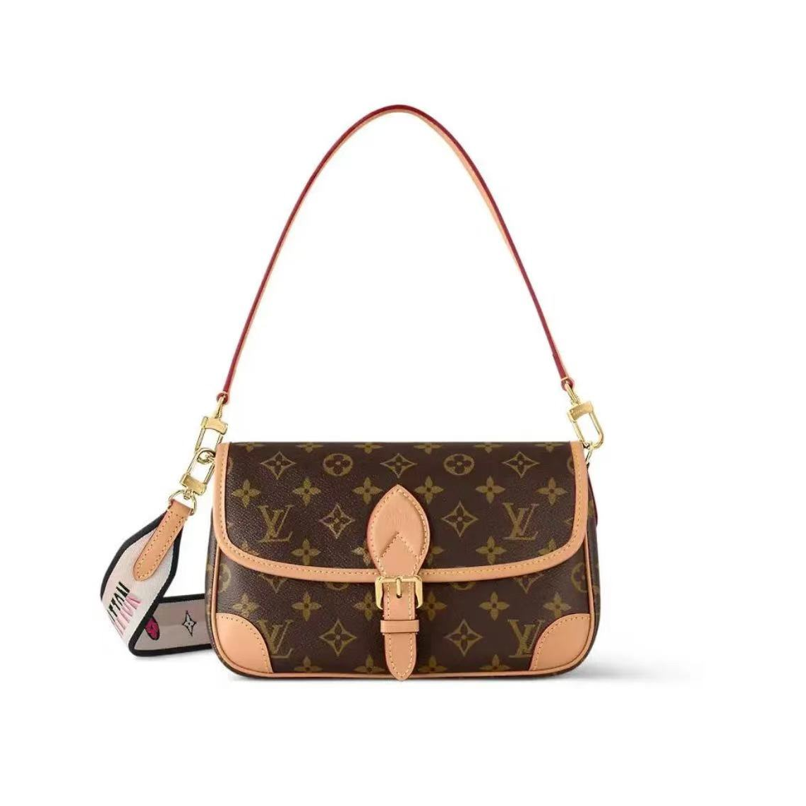 全新未使用 LouisVuitton/路易威登 栗子/LV/法棍/单肩腋下包