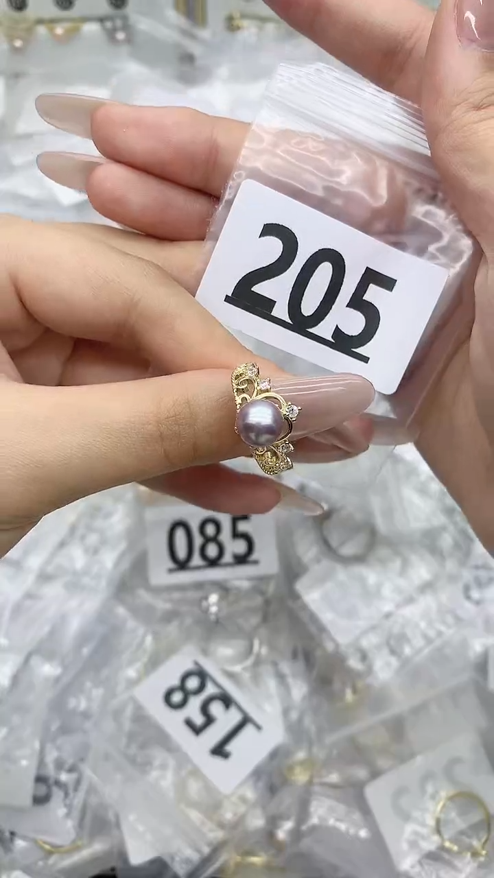 合金珠宝奇石淡水珍珠205