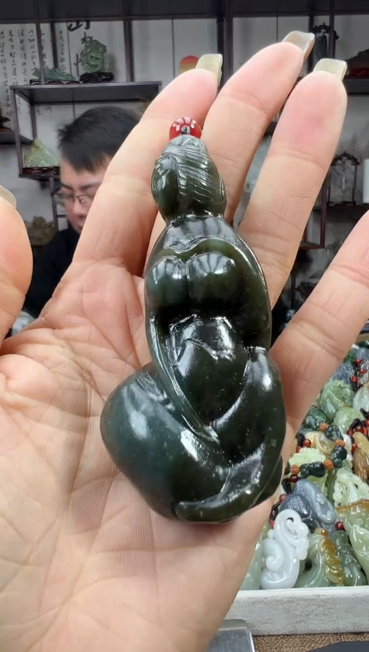 未镶嵌和田玉把件90