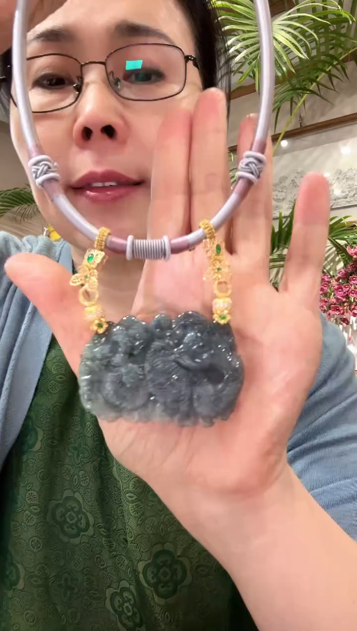 【闪购商品】翡翠颈饰未镶嵌国风