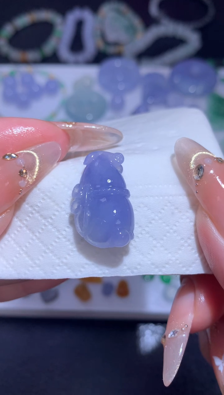未镶嵌定制翡翠葫芦
