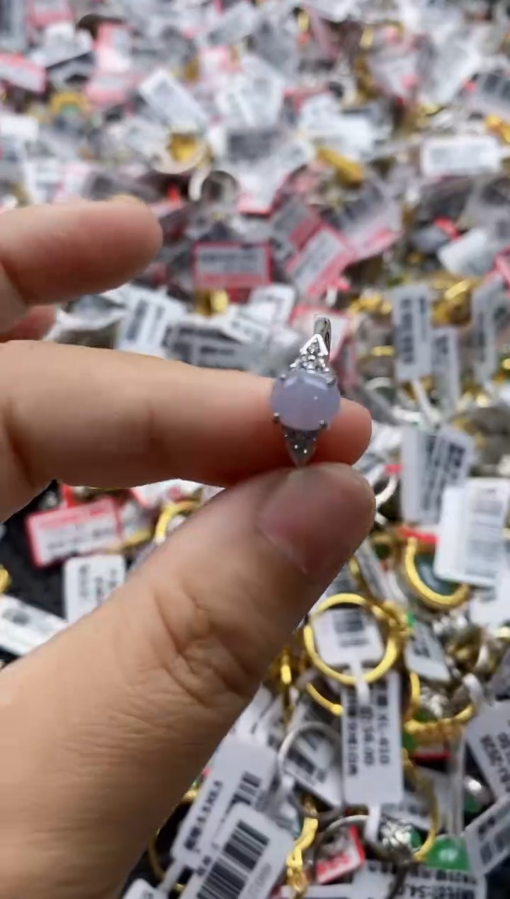 翡翠戒指银S925镶嵌3333333    0