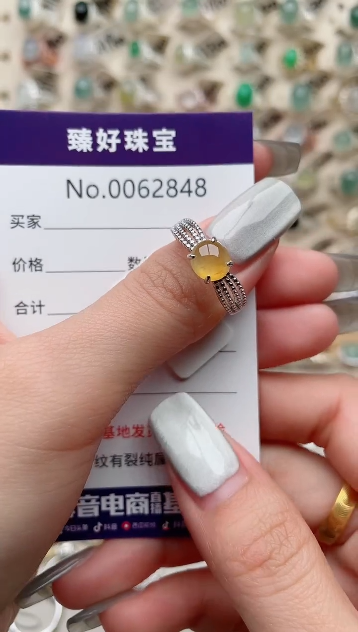 【闪购商品】翡翠戒指银S925镶嵌........
