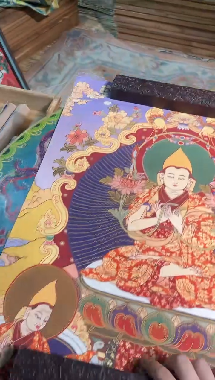 卷轴画卷轴画旭旭的唐卡