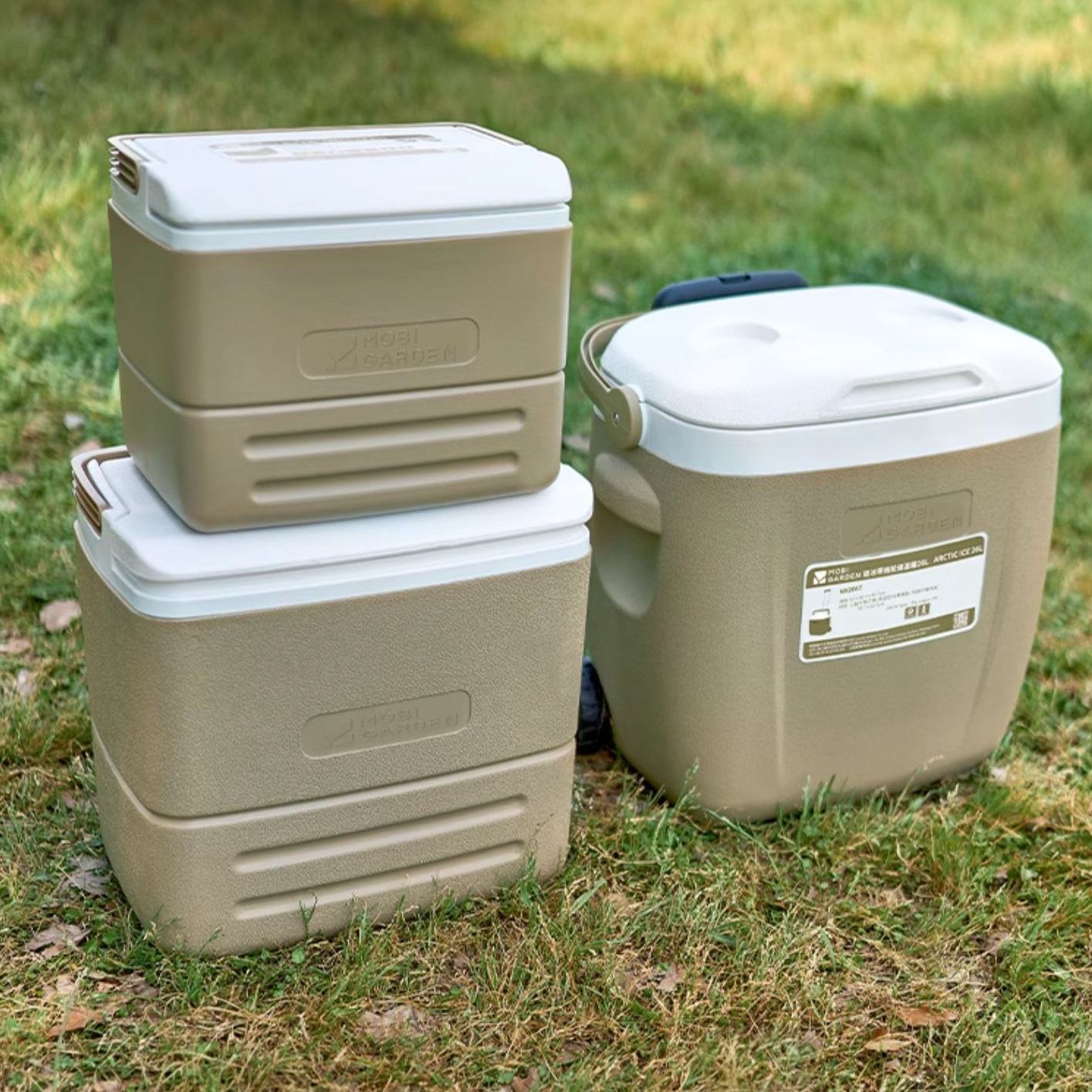 牧高笛极冰保温箱拉杆冷藏箱摆摊车载户外野餐露营保鲜