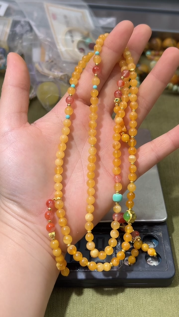 裸石琥珀未镶嵌琥珀蜜蜡吊坠多样性发一条
