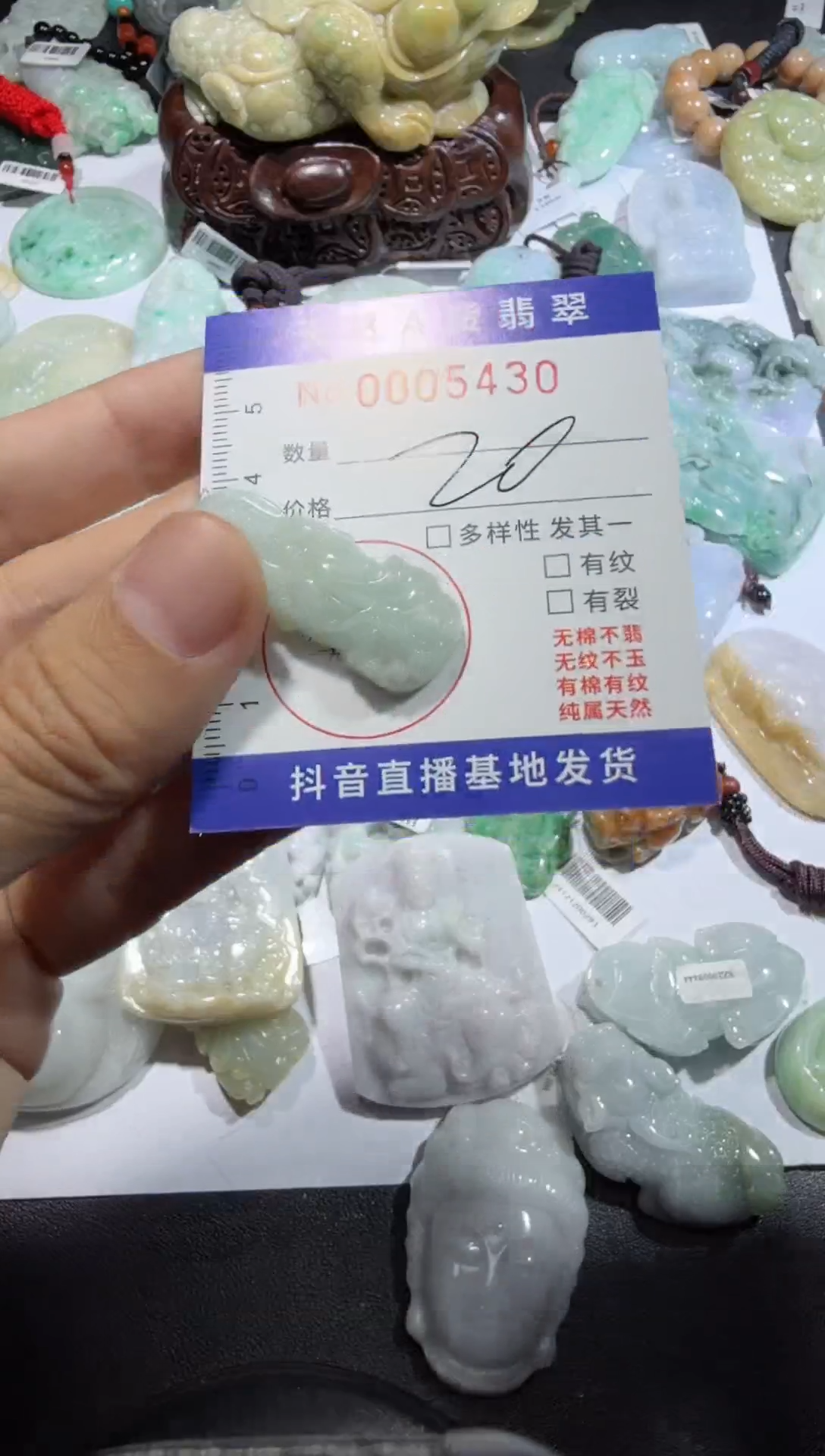 【闪购商品】翡翠颈饰未镶嵌00005430