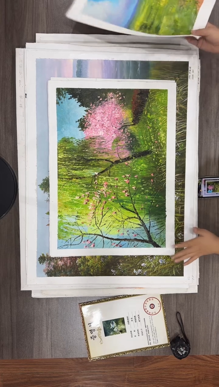 油画【102号】约53*35cm丨朝鲜原创纯手绘孤品油画丨顺丰包邮 