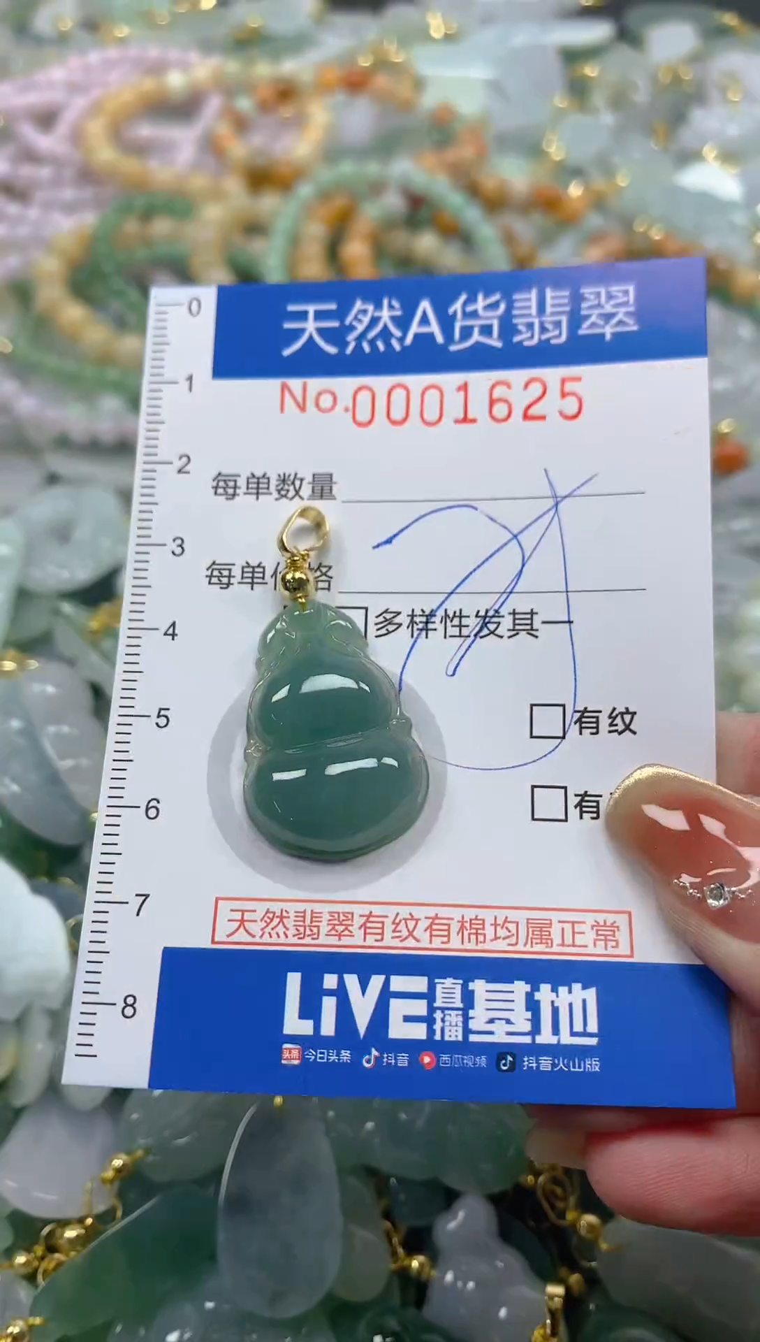 颈饰未镶嵌翡翠天然A货翡翠