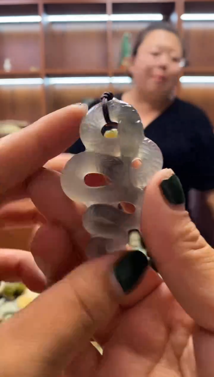 未镶嵌岫玉挂件 