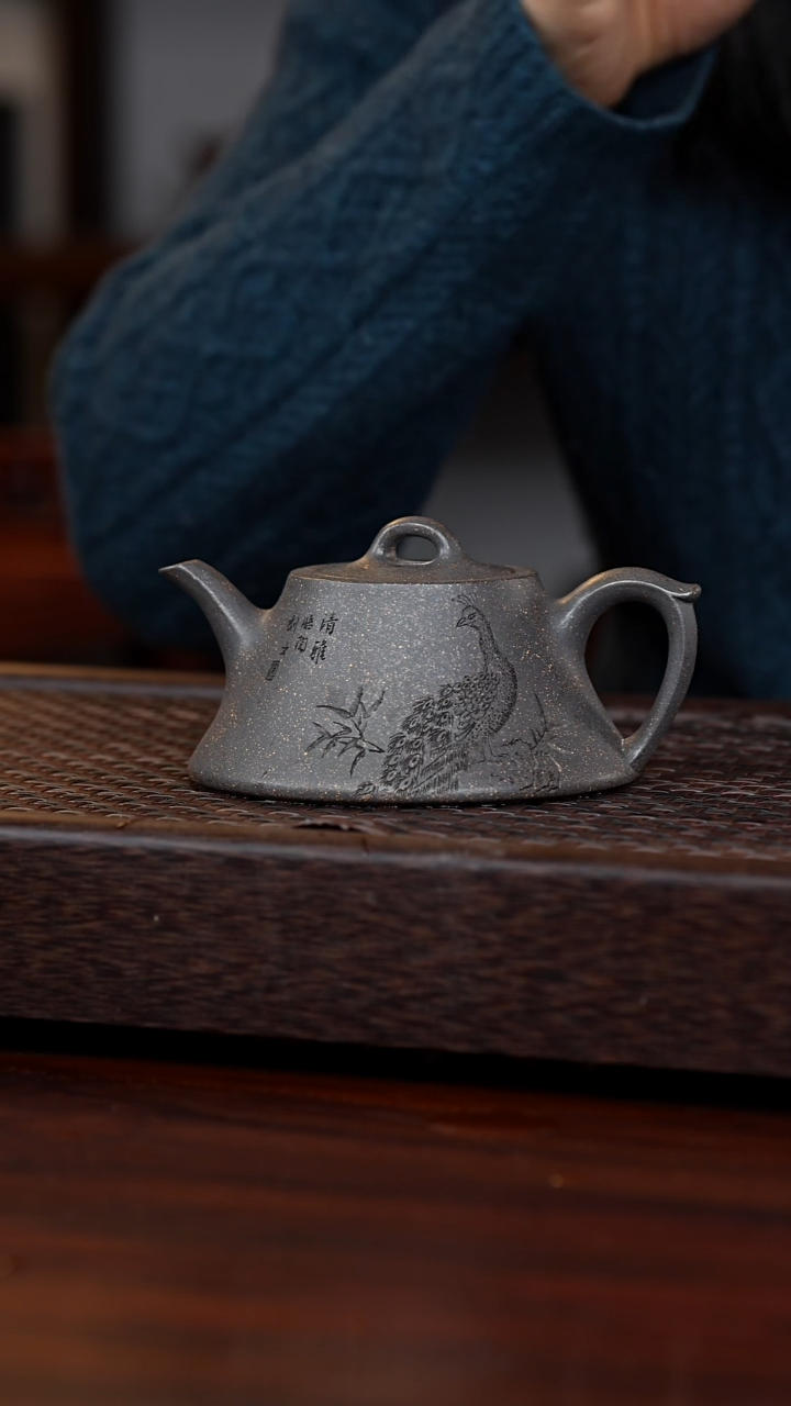 【闪购商品】紫砂茶壶柱瓢220毫升