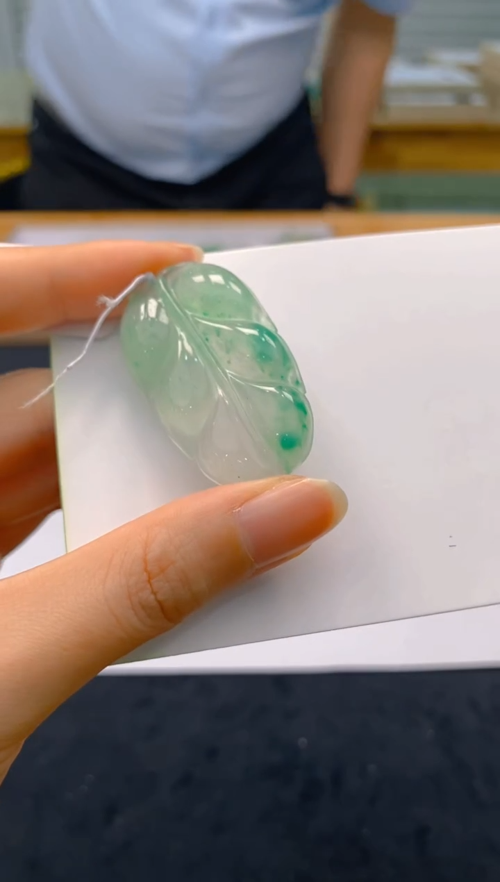 【闪购商品】石英质玉颈饰未镶嵌冰美人非洲翠169