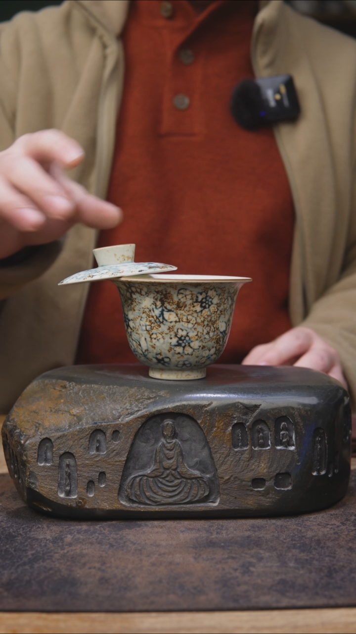 【闪购商品】甘石青花仿古茶具686