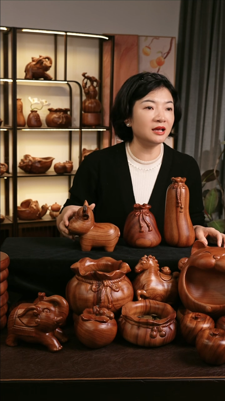 木MB079-1萌牛摆件随缘发其一