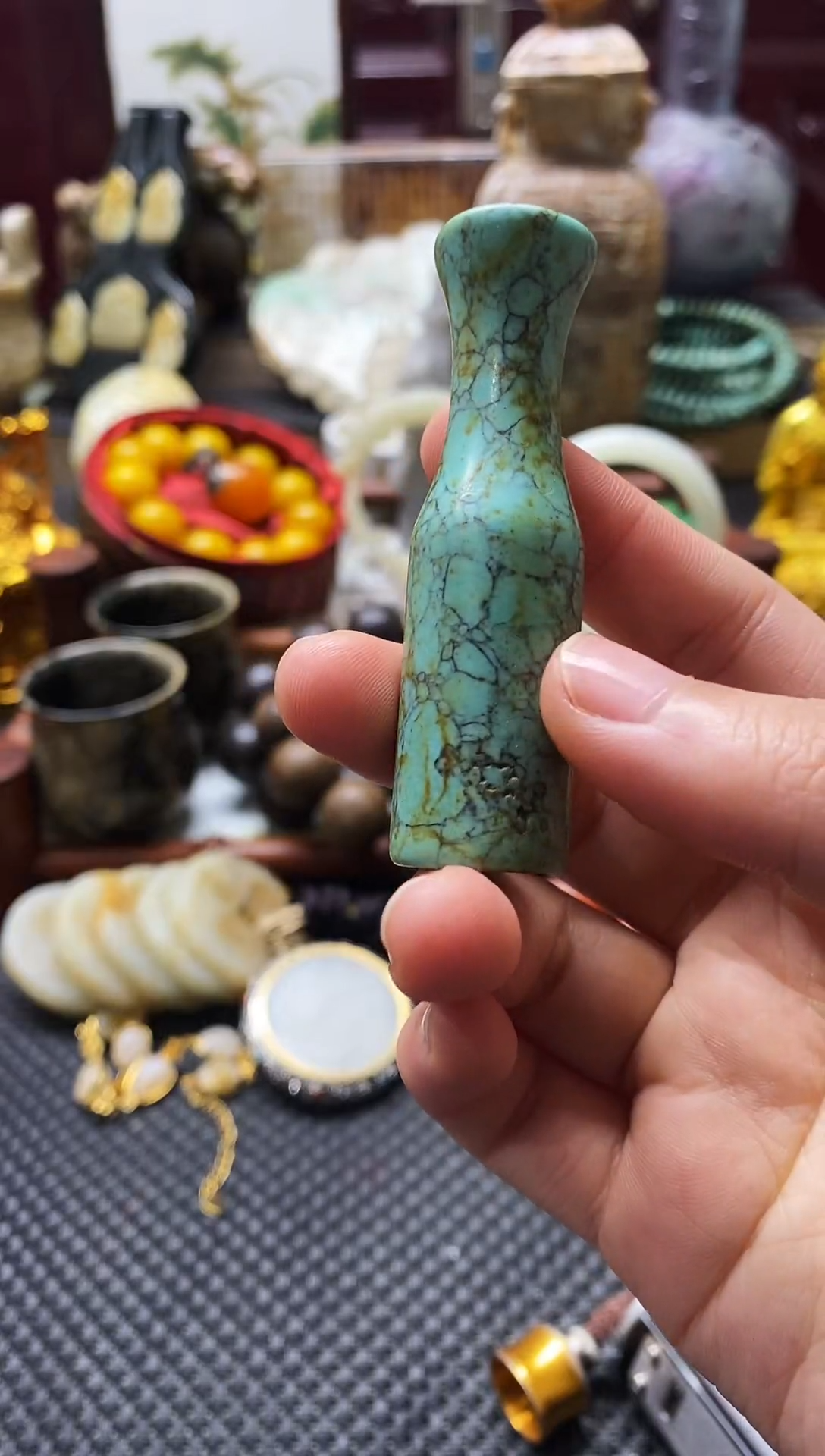 未镶嵌和田玉挂件烟嘴