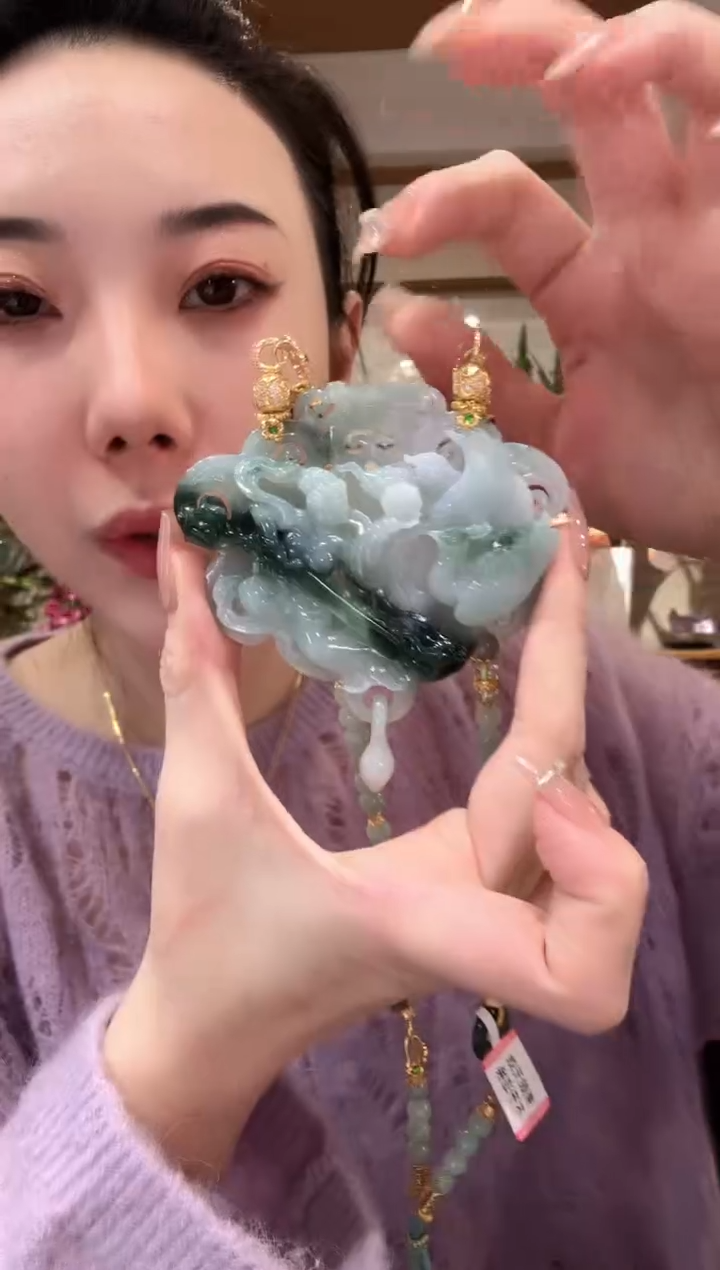 【闪购商品】翡翠颈饰未镶嵌国风