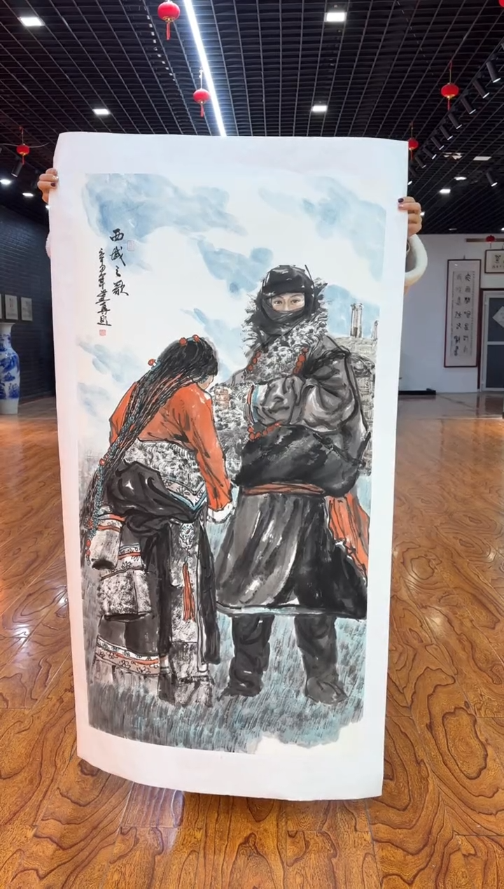 【闪购商品】国画周建真老师绘画作品14-77