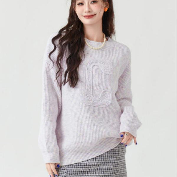 A680圆领毛衣长袖ZD07087PU109